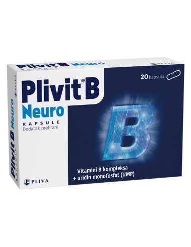 Plivit B Neuro 20 kapsula