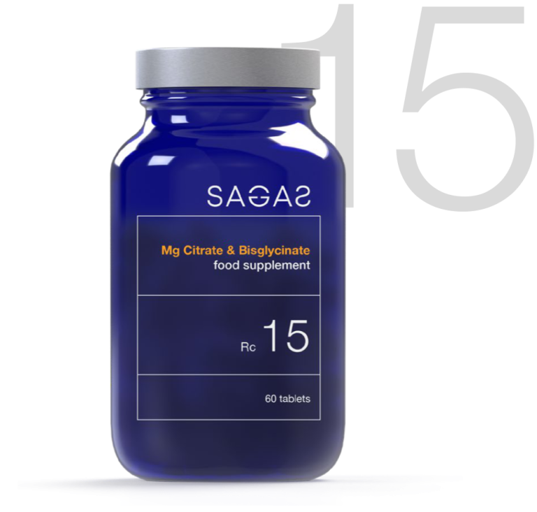Sagas Rc 15 Mg Citrate & Bisglycinate, za podršku energiji