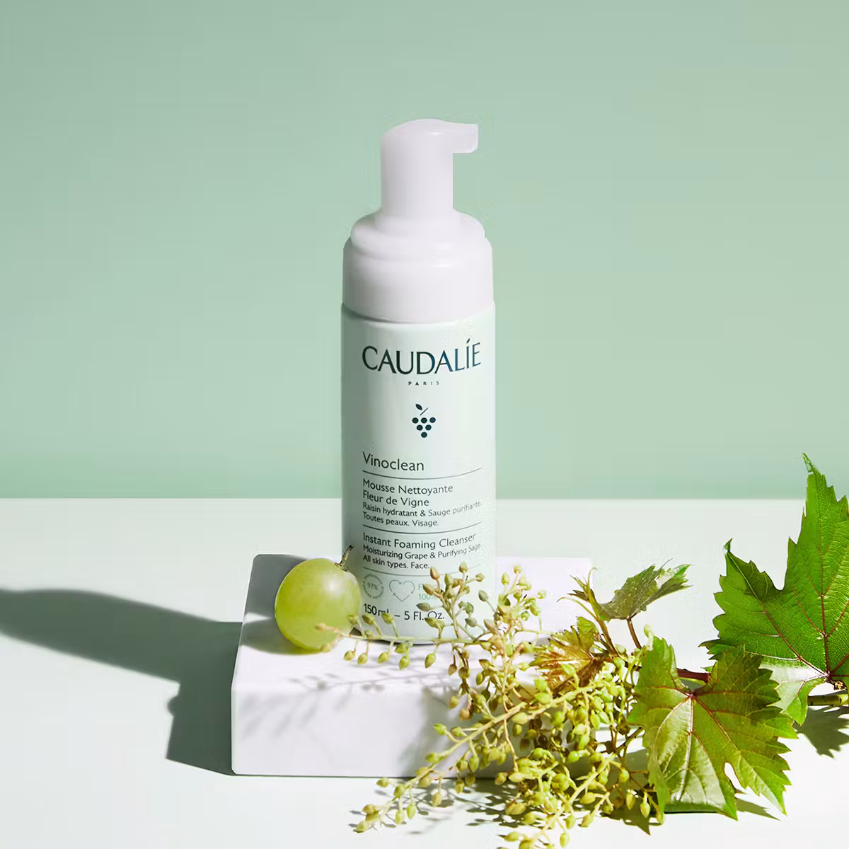 Caudalie Vinoclean instant pjenušavi čistač 150 ml - Slika 3