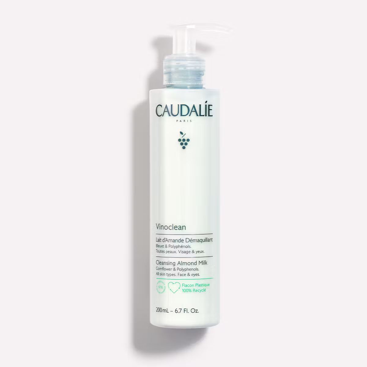 Caudalie Vinoclean nježno mlijeko za čišćenje 200 ml