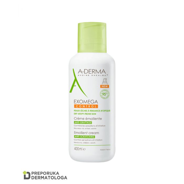 A-Derma Exomega Control emolijentna krema 400 ml
