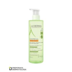 A-Derma Exomega Control emolijentni gel za čišćenje 2U1 500 ml