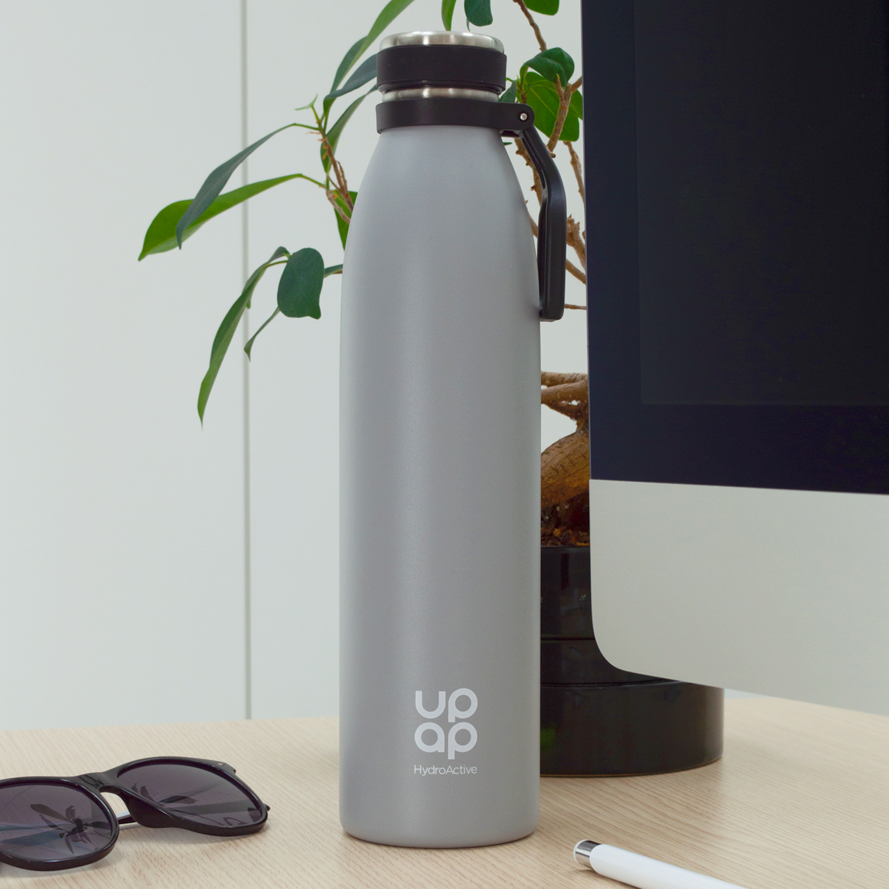 UpAp HydroActive Sport Thermo boca siva 750 ml - Slika 3