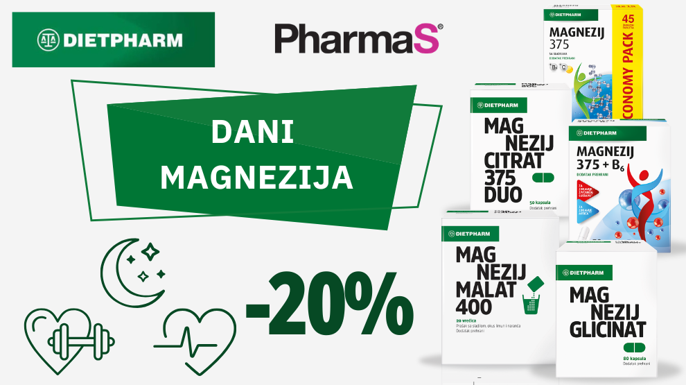 Dietpharm Dani magnezija -20%