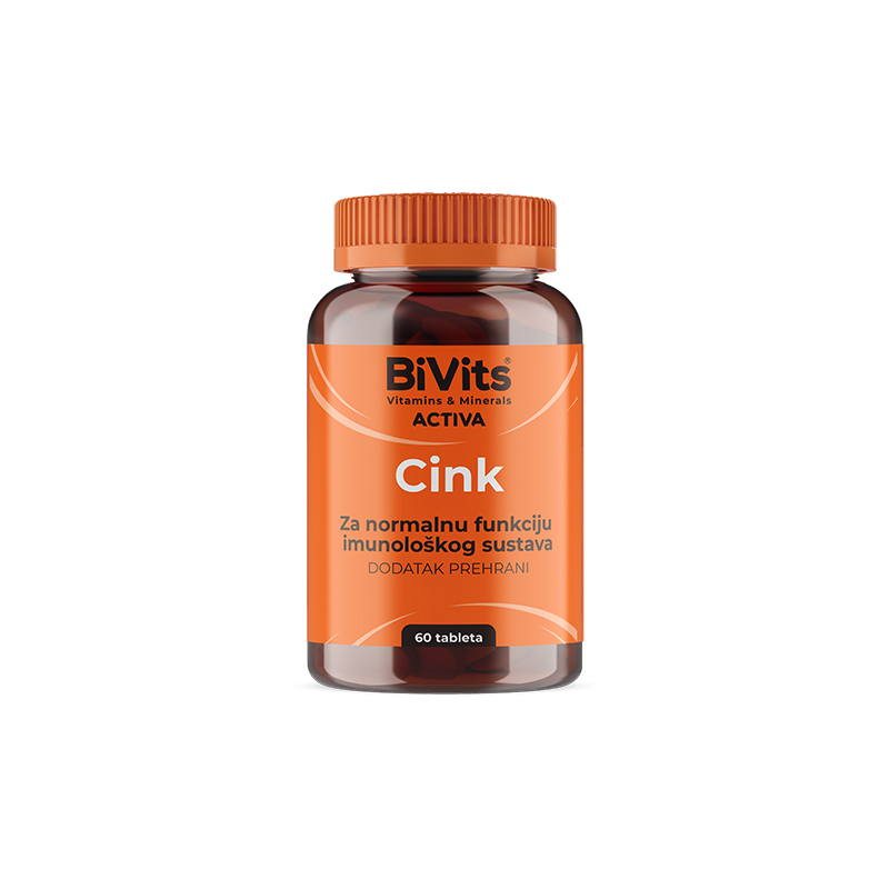 Bivits Activa Cink 10 mg 60 tableta