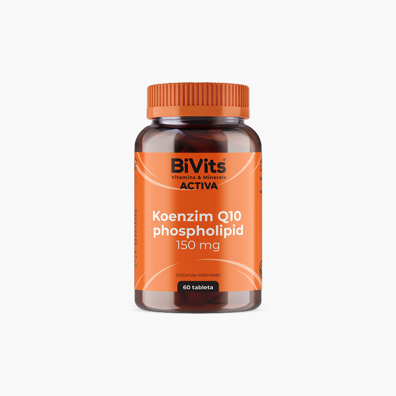 Bivits Activa Koenzim Q10 phospholipid 150 mg 60 tableta
