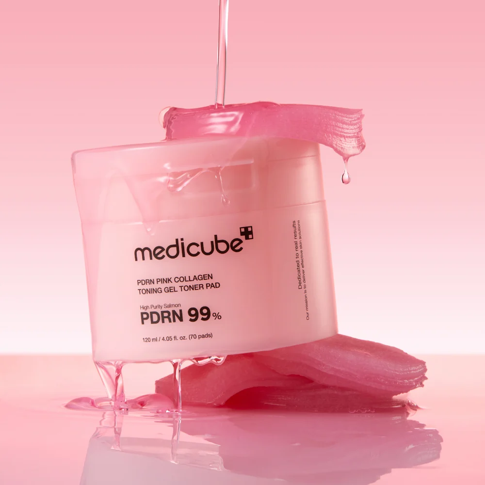 Medicube PDRN Pink Collagen Gel Toner Pad 70 kom - Slika 4