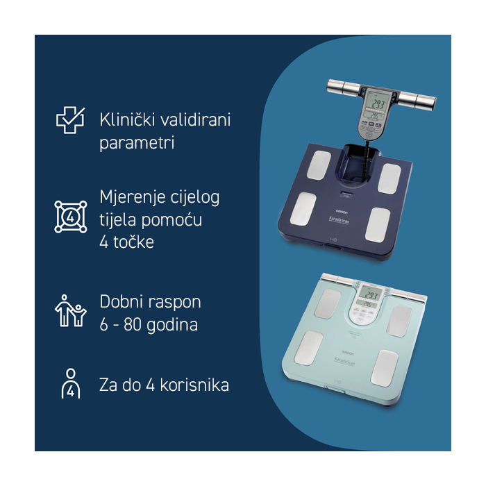 OMRON BF511 dijagnostička vaga za analizu tjelesnog sastava - Slika 4