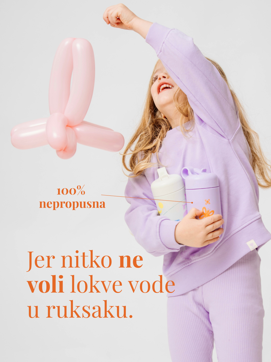EQUA Butterfly dječja bočica 400 ml - Slika 7