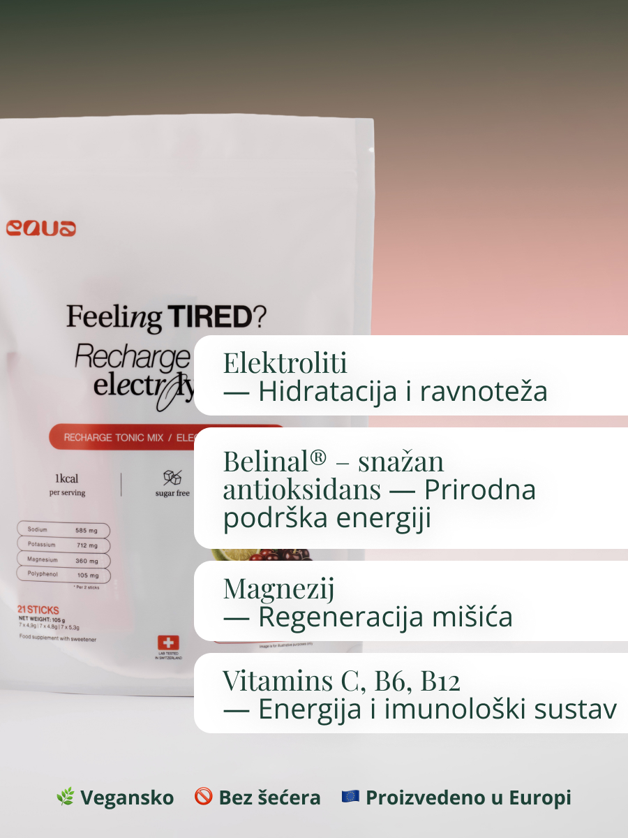 Equa Recharge Tonic Mix 21 vrećica - Slika 5