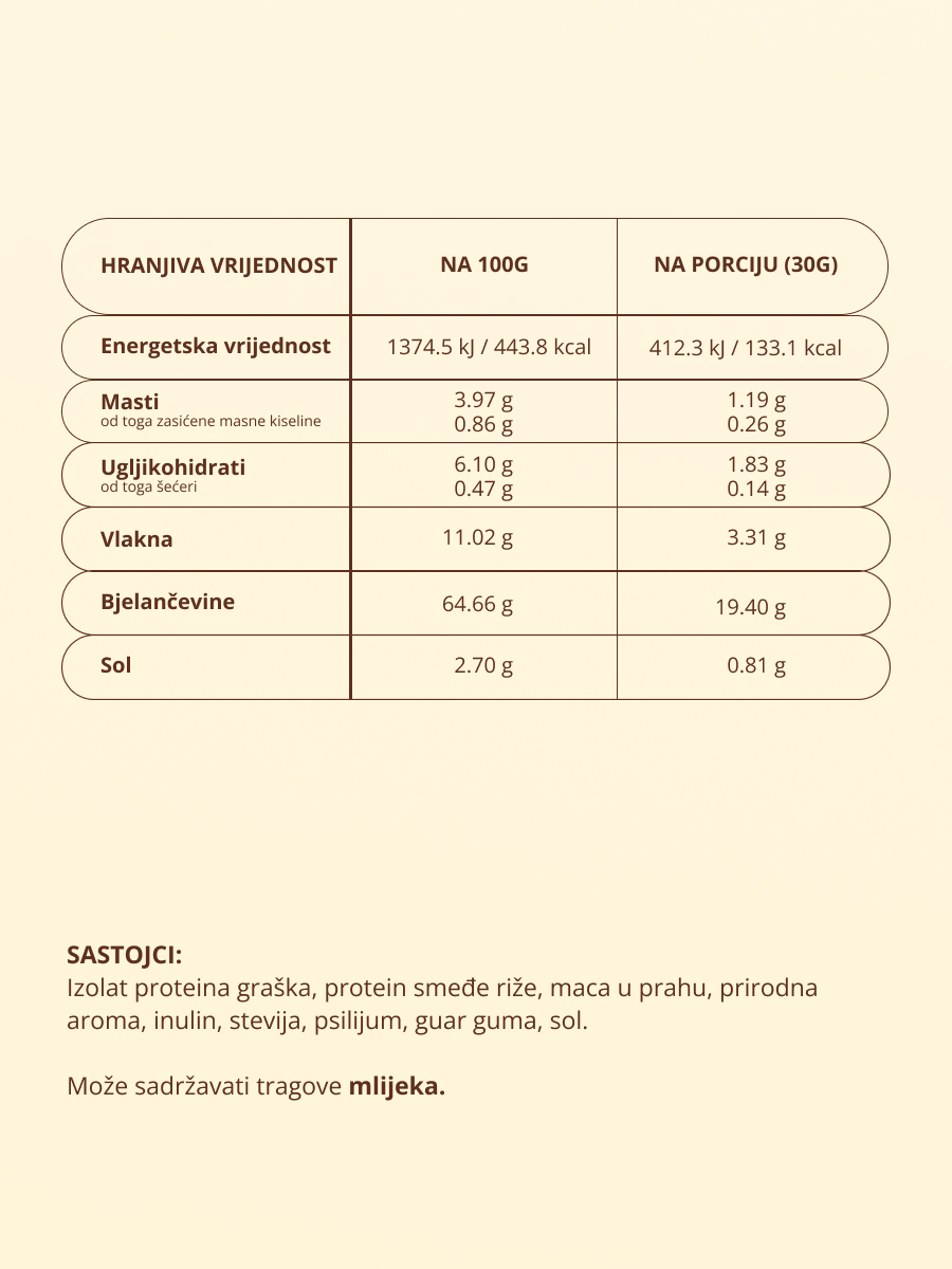 Equa Vanilija proteini 600 g - Slika 7