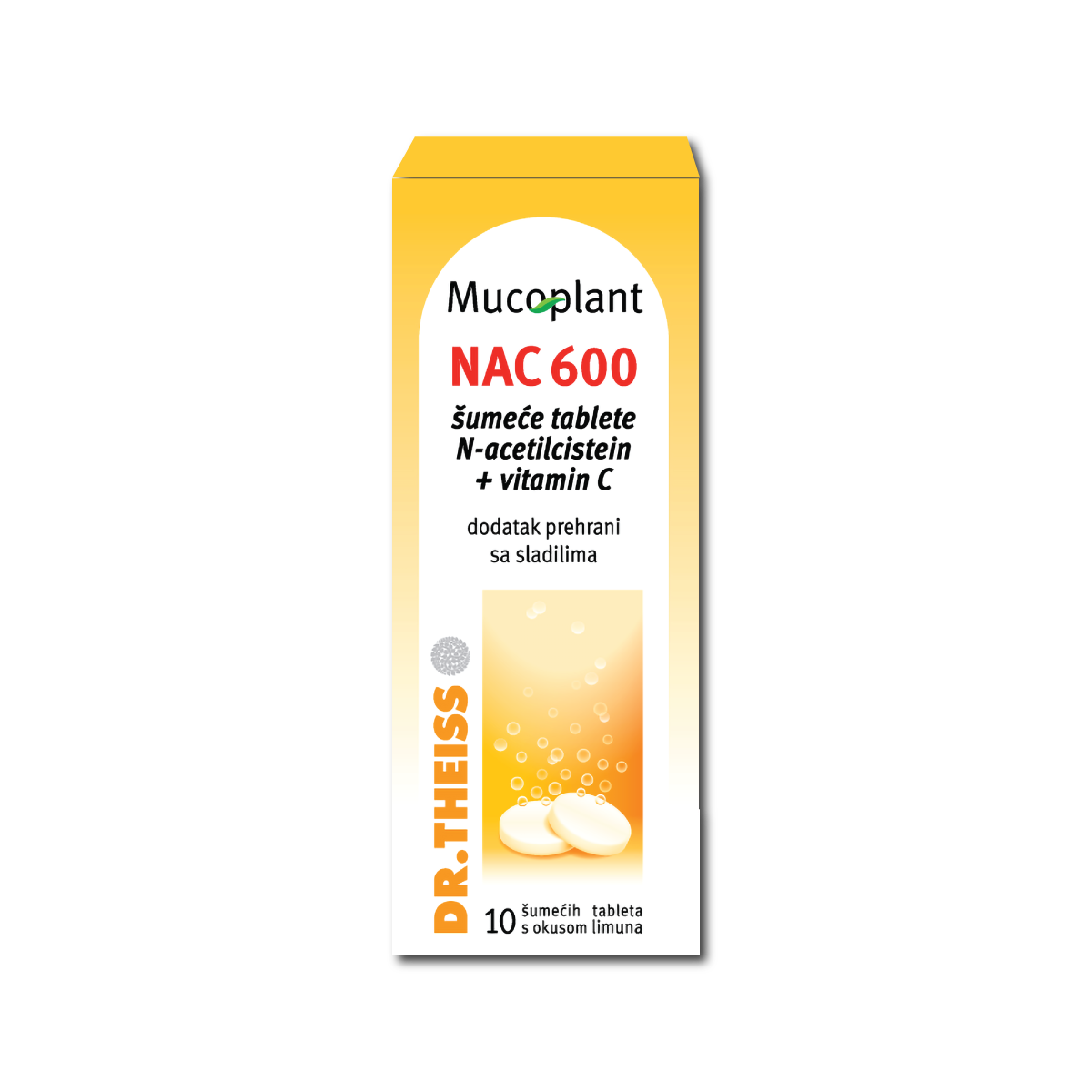 Dr. Theiss Mucoplant NAC 600 šumeće tablete