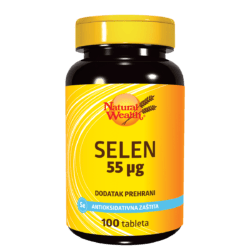 Natural Wealth Selen 55 µg 100 tableta