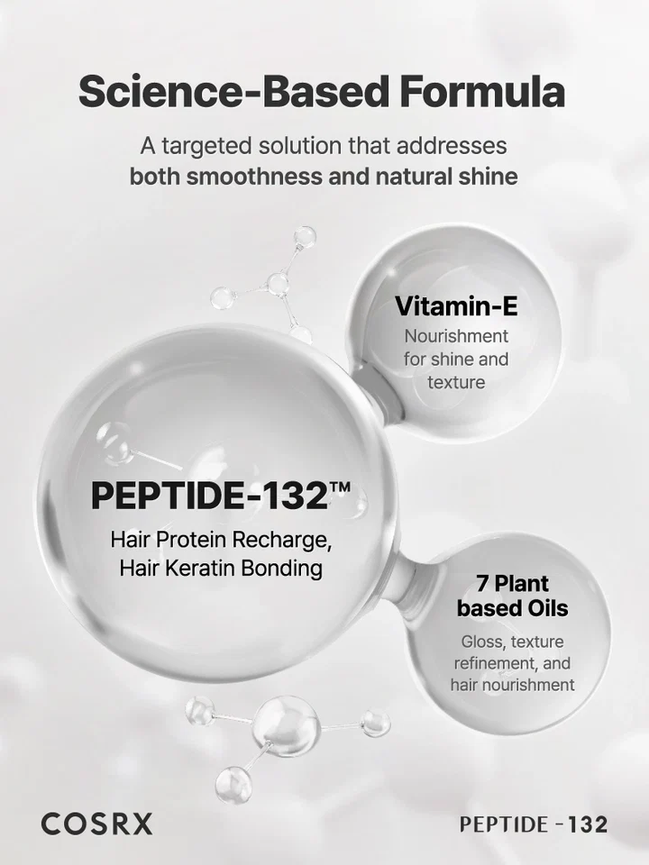 COSRX PEPTIDE-132 Ultra Perfect Hair Bonding Oil Serum 28 ml - Slika 2
