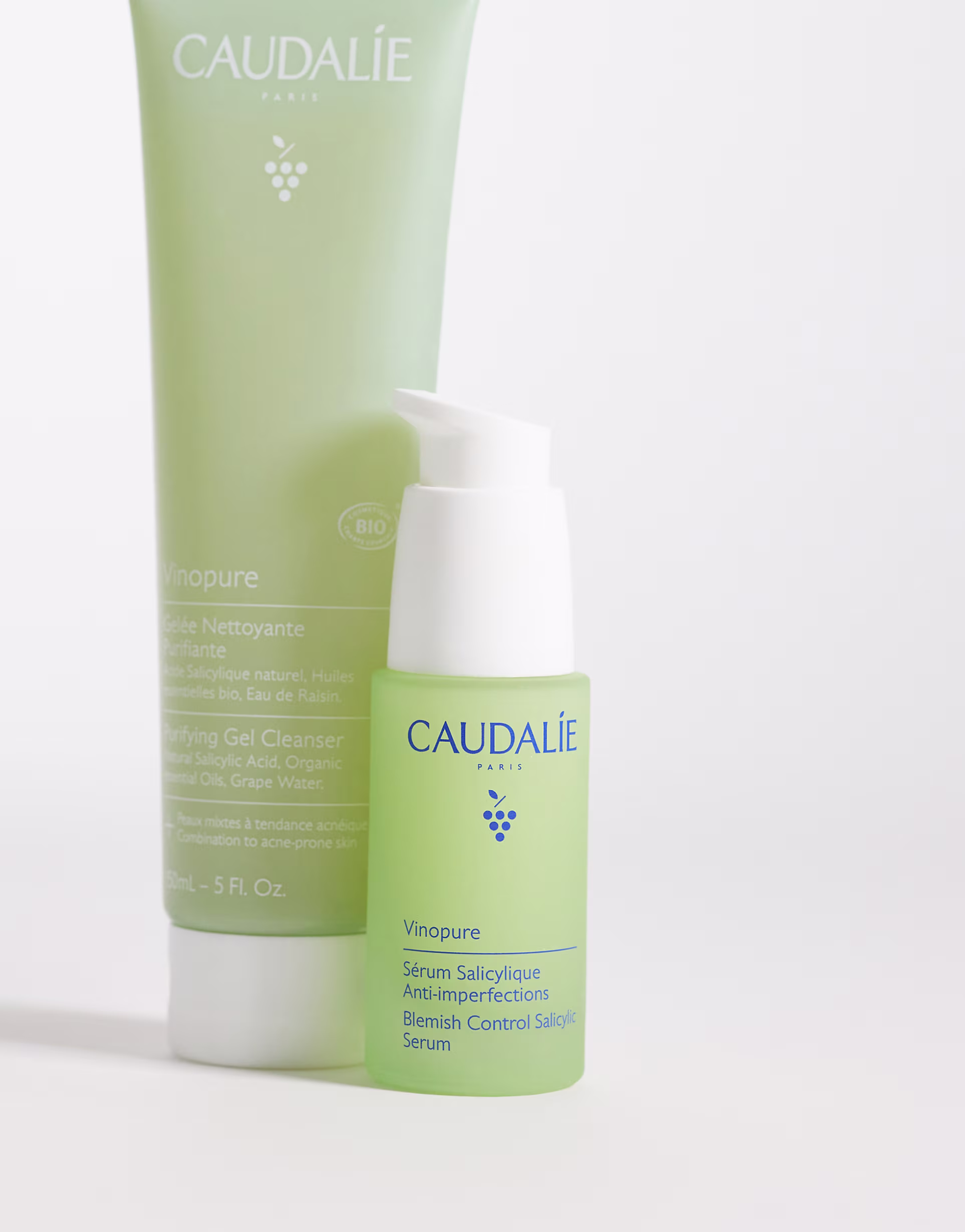 Caudalie Vinopure Serum & Gel Cleanser Set - Slika 3