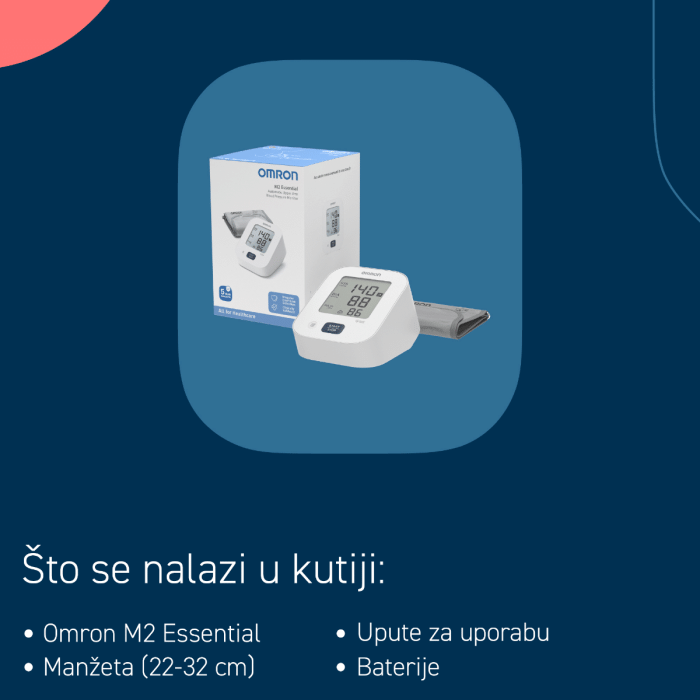 OMRON M2 Essential tlakomjer za nadlakticu - Slika 6
